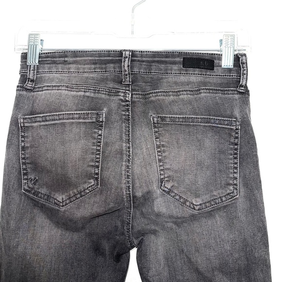 Kut From The Kloth Toothpick Skinny High Rise Charcoal Black Jeans 4 Women’s - Picture 7 of 12
